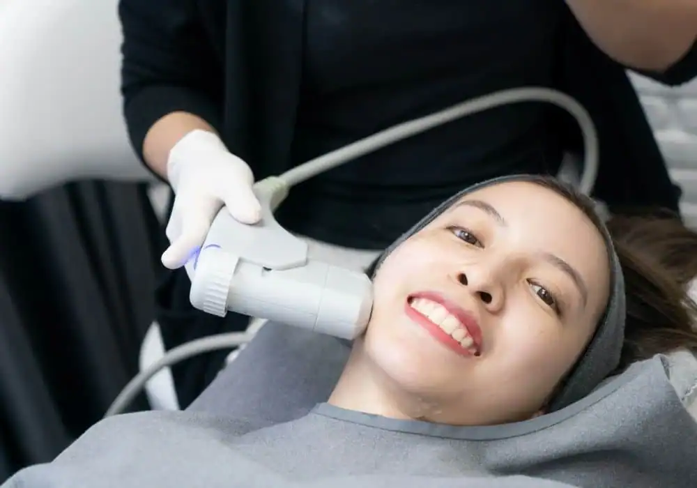 HIFU treatment Kenilworth in progress