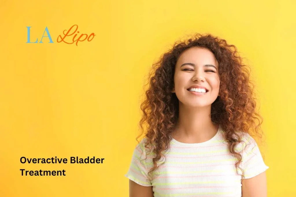 woman smiling about overactive bladder treatment Kenilworth solutions